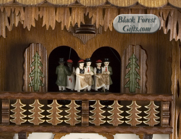 8TMT1565-9 Anton Schneider 8 Day Kissing Cuckoo Clock