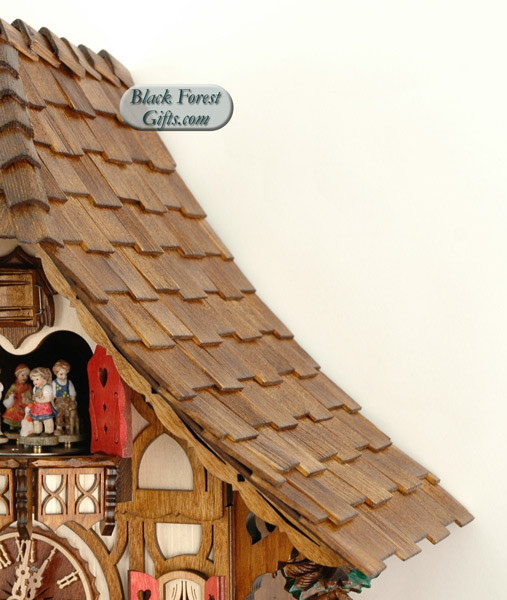 8TMT2683-9 Anton Schneider 8 Day See Saw Cuckoo Clock