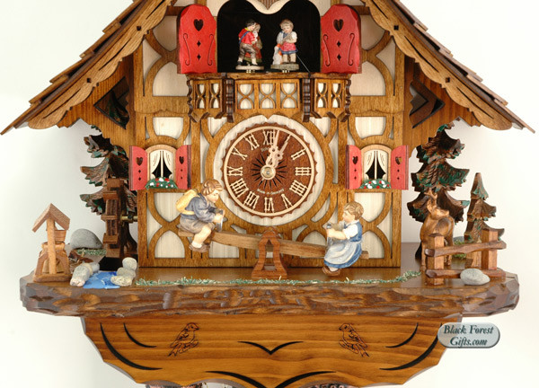 アナゴ太郎 8TMT2683-9 Anton Schneider 8 Day See Saw Cuckoo Clock