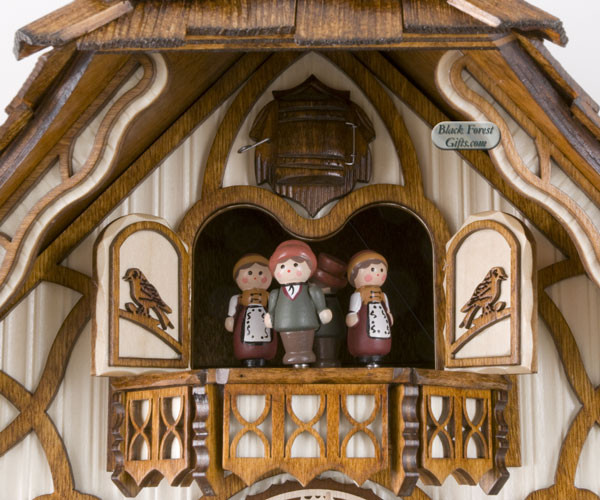 8TMT6415-9 Anton Schneider 8 Day Wood Chopper Cuckoo Clock