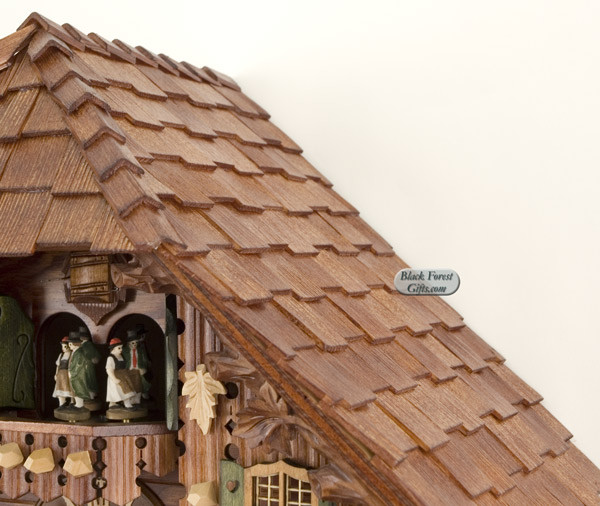 8TMT697-9 Anton Schneider 8 Day Rolling Pin Cuckoo Clock