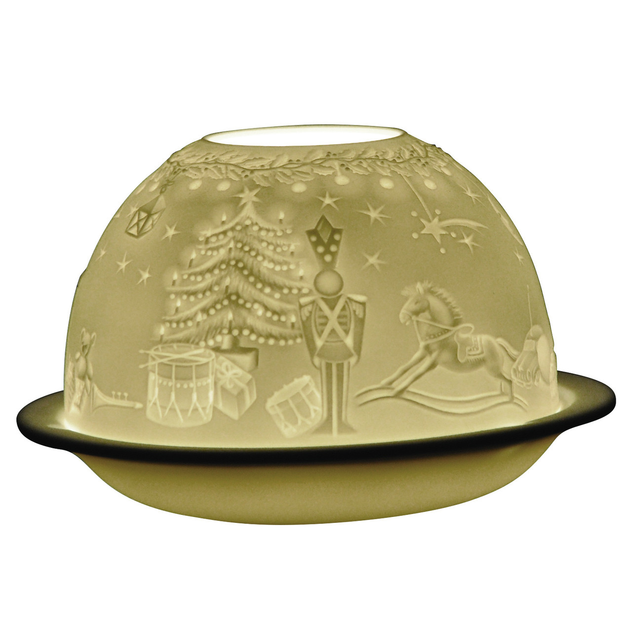 1400 Bernardaud Grenadiers Lithophane Votive