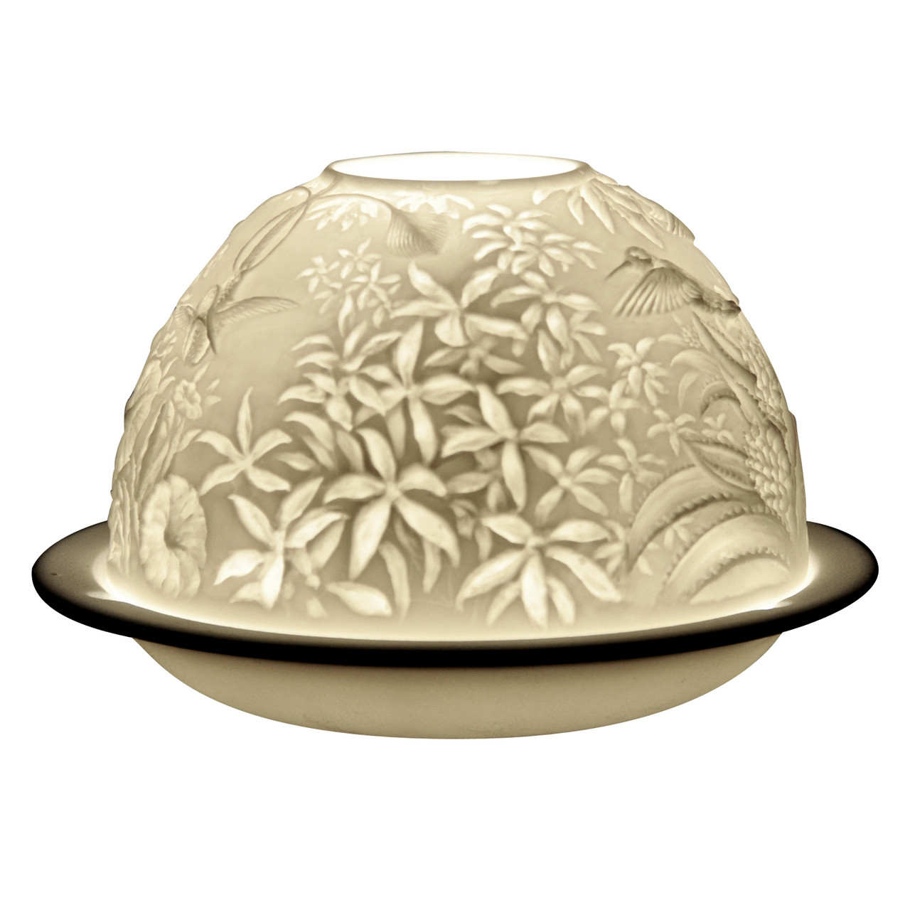 7693 Bernardaud Hummingbird Lithophane Votive Candle