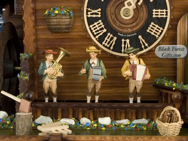86200T Hones 8 Day Real Water Wheel Cuckoo Clock
