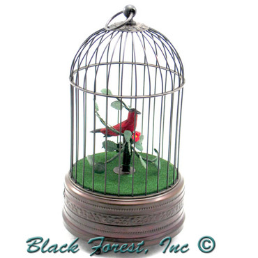 106-1 Bird Antique Singing Bird Cage from Germany