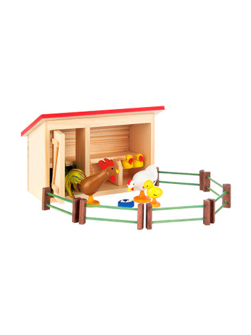 043-004 Easter Chicken Coop from Germany