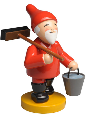 5243-21 Wendt and Kuhn Gnome with Broom and Bucket