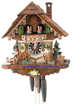 6752T Musical Wanderer Chalet 1 Day Cuckoo Clock