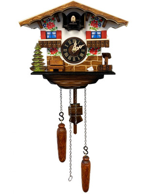 BF814BS Quartz Chalet Cuckoo Clock