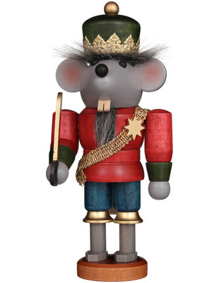 32-612 Ulbricht Mini Glazed Mouse King Nutcracker