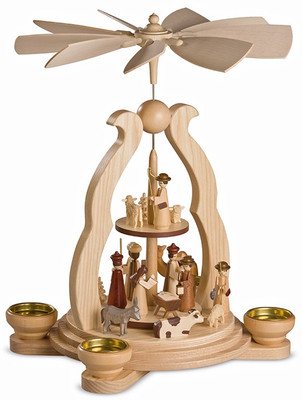 10364 Muller Nativity Scene Two platform pyramid