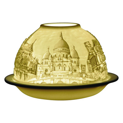 21204 Bernardaud Churches of Paris Lithophane Votive