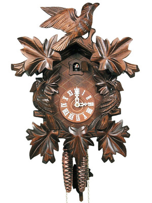 BF9294 One Day Fisherman Cuckoo Clock from Germany