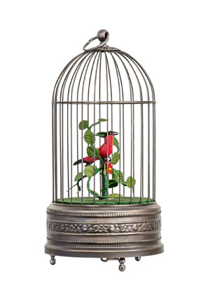 106-1 Bird Antique Singing Bird Cage from Germany