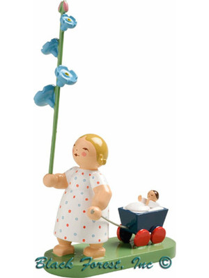5248-12 Girl with Forget Me Not from Wendt and Kuhn
