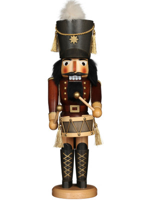 32-349 Ulbricht Drummer Natural Nutcracker