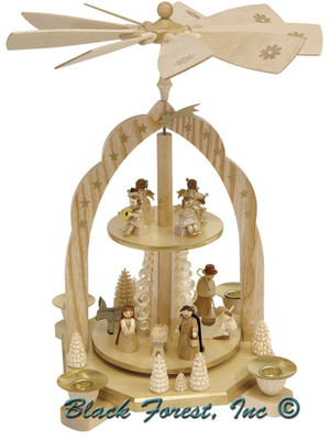 31261 Christmas Story Two Tier German Pyramid with Angels