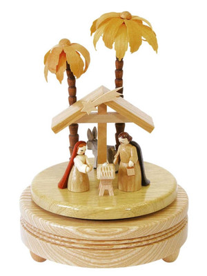 8518 Nativity Christmas Music Box