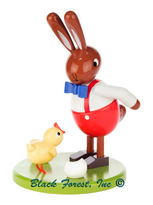 043-001-1 Easter Bunny Rabbit hutch from Germany