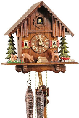 MT764-10 Anton Schneider Musical Chalet 1 Day Cuckoo Clock