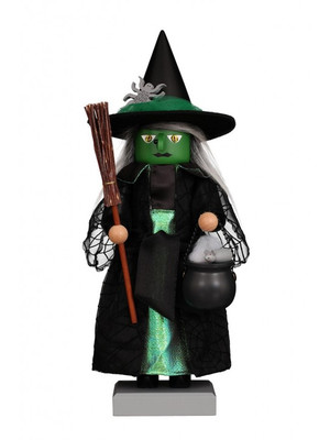 0-856 Ulbricht Halloween Witch Nutcracker