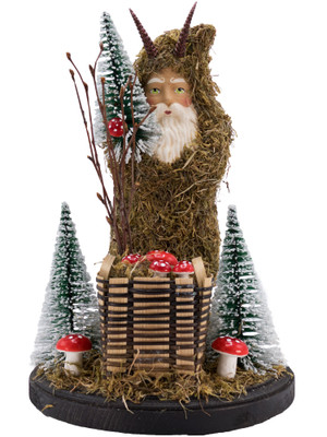 1-2426-K Krampus Forest Scene with Mushrooms and Switches from Ino Schaller