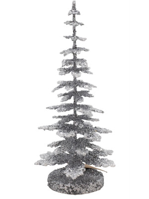 20CM-SW Silver Tree with White Snow Ino Schaller Germany