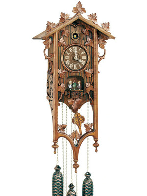 8TMT540-9 Anton Schneider 8 Day Antique Style Cuckoo Clock
