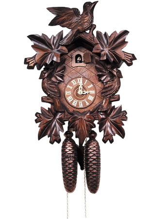 200-8-20BF 8 Day Carved Black Forest Cuckoo Clock