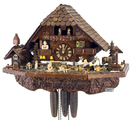 Beautiful Cuckoo Clock from The Black Forest in Germany