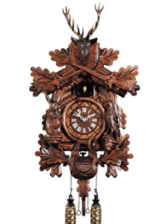 334Q Hones Quartz Battery Hunters Cuckoo Clock 334Q Hones Quartz Battery Hunters Cuckoo Clock