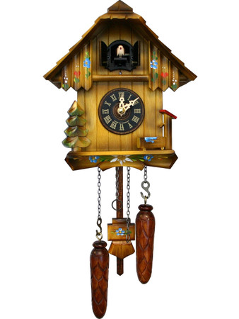 420QM-MG Quartz Cottage Musical Cuckoo Clock