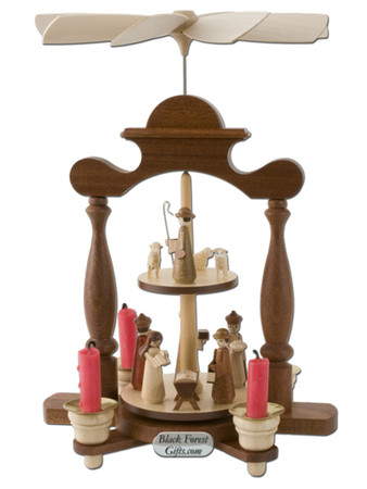 10316 Muller Two Tier Christmas Story Pyramid