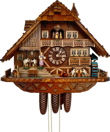 8TMT3170-9 Anton Schneider 8 Day Card Players Cuckoo Clock 8TMT3170-9 Anton Schneider 8 Day Card Players Cuckoo Clock
