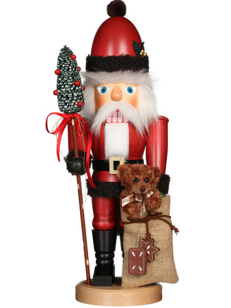 32-816 Ulbricht Santa with Teddy Nutcracker