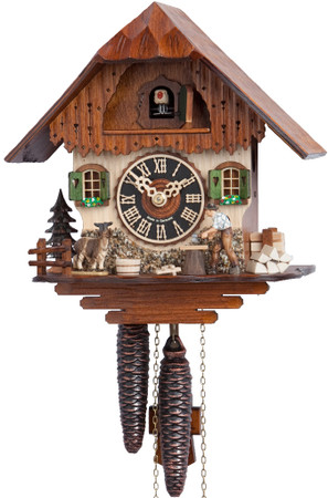 1750 Hones Wood Chopper 1 Day Cuckoo Clock