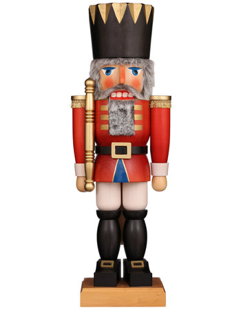 32-991 Extra Large Ulbricht Red King Nutcracker