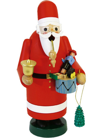 26041 Santa With Toys Erzgebirge Incense Burner Smoker