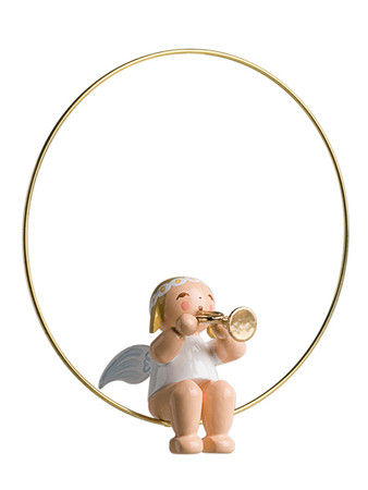 6308-36 Marguerite Angel with Trumpet Ornament from Wendt and Kuhn