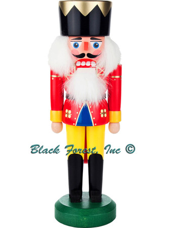 012-015-2 German Nutcracker King with Red Coat