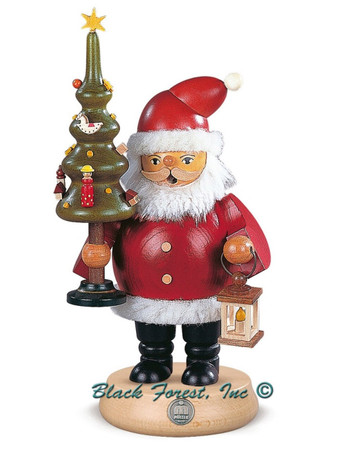 16130 Santa with Tree Mueller Smoker
