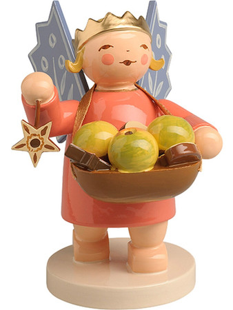6235-5 Angel Wearing Crown with Basket from Wendt and Kuhn