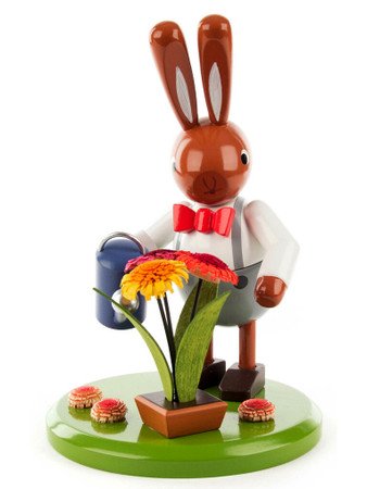 224-745 Easter Bunny Rabbit with watering can from Germany