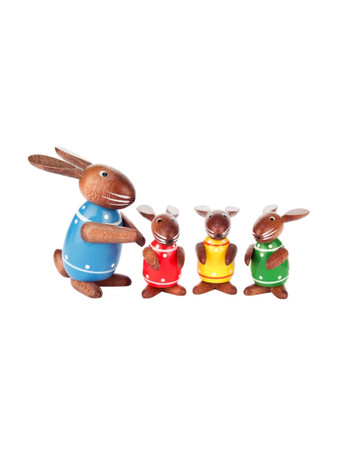 224-703 Easter Bunny Rabbit Family from Germany