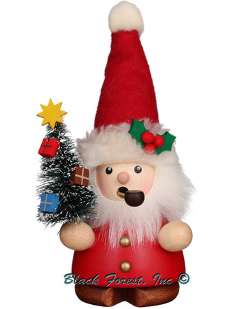 1-651 Red Santa with Tree Incense Burner Christian Ulbricht Smoker