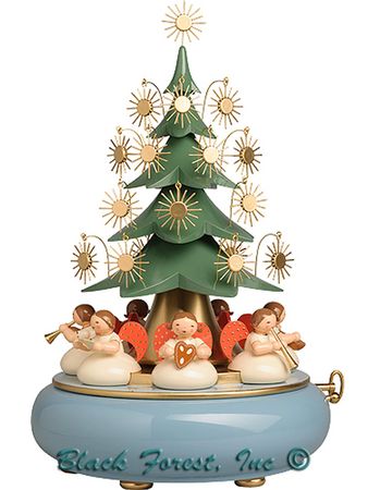 5336-41A Wendt and Kuhn Angels under tree Music Box