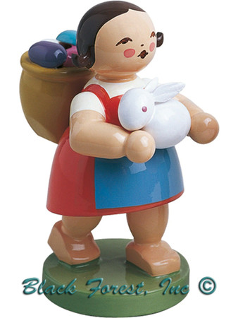 5240-3 Wendt and Kuhn Girl with Egg Basket and Bunny