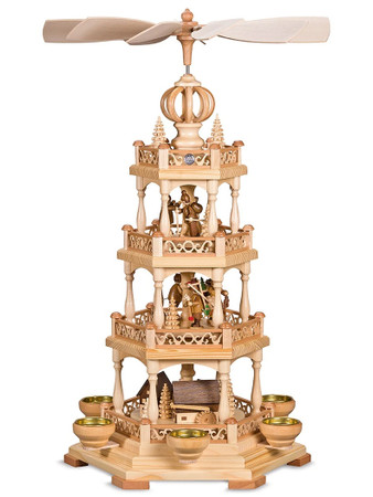 10512 Muller Three Tier Life in the Erzgebirge Pyramid