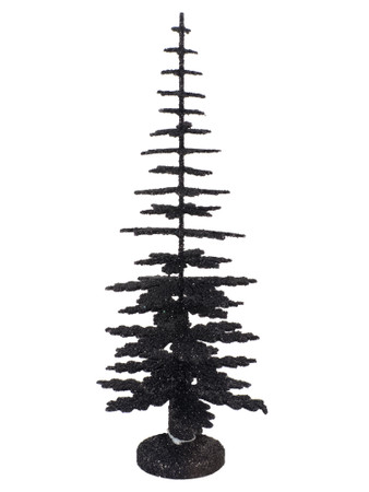 30cm-B Black Tree for Krampus from Ino Schaller Paper Mache Candy Container