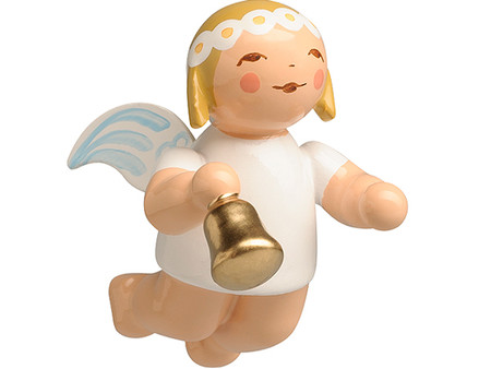 6307-53 Marguerite Angel with Bell Ornament from Wendt and Kuhn